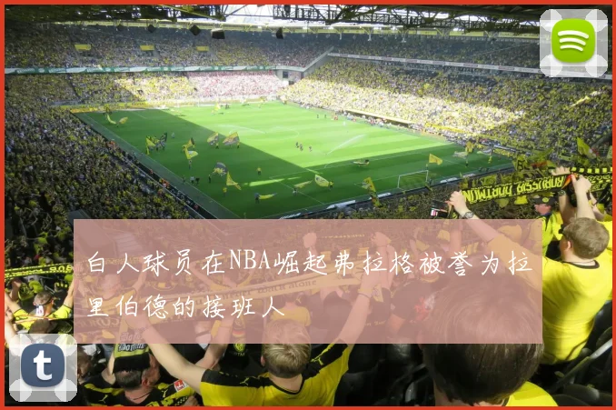 白人球员在NBA崛起弗拉格被誉为拉里伯德的接班人